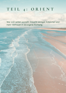 Know your Way – hochwertiges Arbeitsbuch für eine geführte Selbstklärungsreise mit Fokus auf Identität, Orientierung und bewusste Entscheidungen.